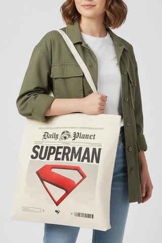 Tote bag Superman Justice League DC Comics - Beige