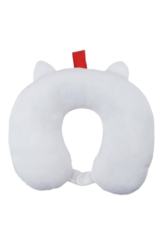 Cuscino da viaggio Hello Kitty Sanrio - Bianco - Bianco e rosso