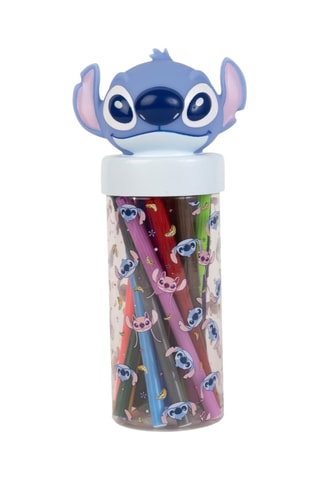 Astuccio con pennarelli Stitch Lilo e Stitch Disney (INFO MATIERE MANQUANTE) xxx ?* - Blu