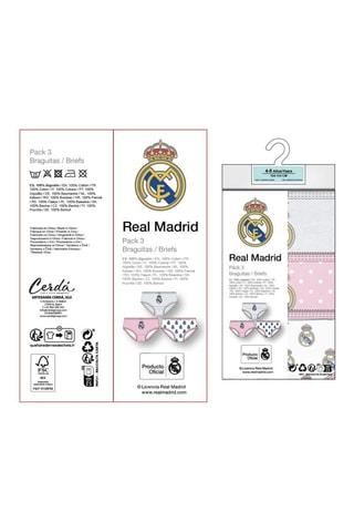 3 slip Real Madrid - Multicolore