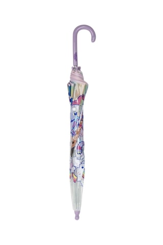Ombrello automatico La casa delle bambole di Gabby - Rosa e trasparente - Rosa
