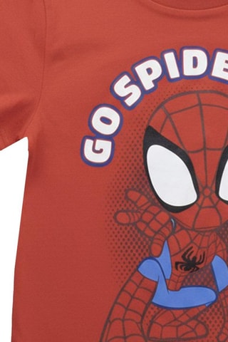 T-shirt e shorts Spidey e i suoi fantastici amici Marvel - Rosso e blu