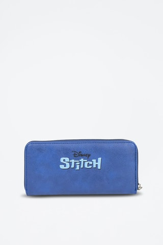 Portafoglio Stitch Disney - Bianco, blu e viola