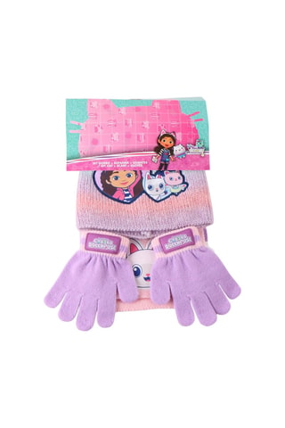 Set 3 pezzi La casa delle bambole di Gabby - Rosa e viola - Blu, viola e rosa