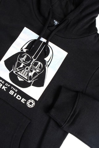 Felpa con cappuccio Dart Vador Star Wars - Bianco e nero