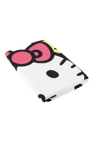 Telo doccia Hello Kitty Sanrio - 70 x 140 cm - Bianco e rosa