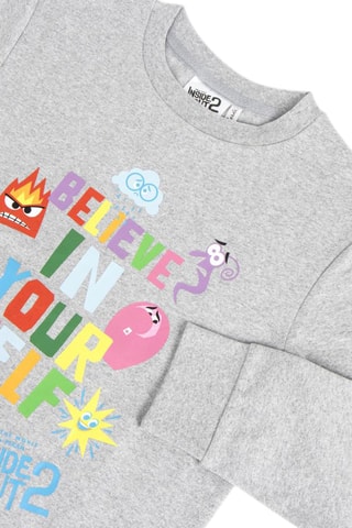 Felpa Inside Out Disney Pixar - Giallo e rosa