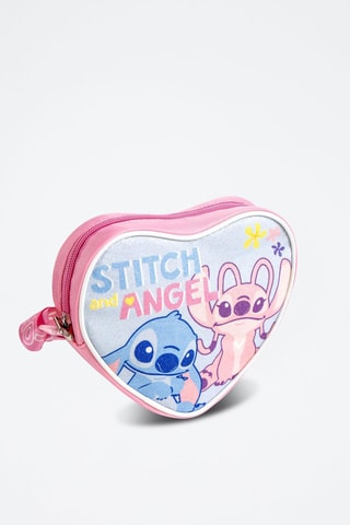 Borsa a tracolla Angel e Stitch Lilo e Stitch Disney - Blu e rosa