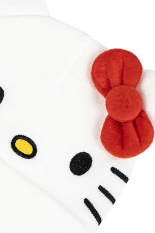 Berretto e guanti Hello Kitty - Rosso, nero e bianco