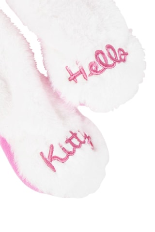 Berretto Hello Kitty - Bianco - Rosa, bianco e giallo
