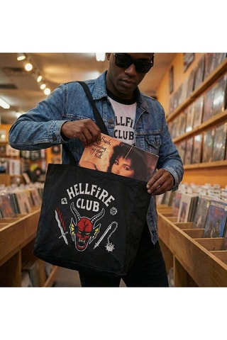 Tote bag Stranger Things - Nero - Nero