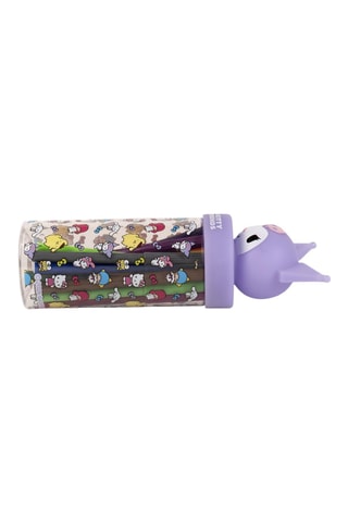Astuccio con pennarelli Kuromi Sanrio - Viola