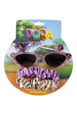 Cofanetto accessori di bellezza Dora l'esploratrice - 5 pezzi - Rosa e viola