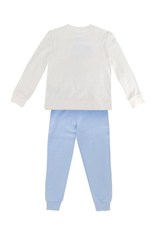 Felpa e pantaloni sportivi Bluey - Bianco, blu e giallo