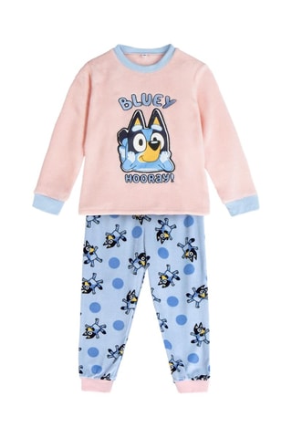 Pigiama Bandti Bluey - Rosa e celeste - Blu e rosa