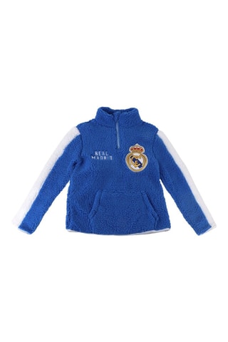 Felpa in pile Real Madrid - Indaco - Blu