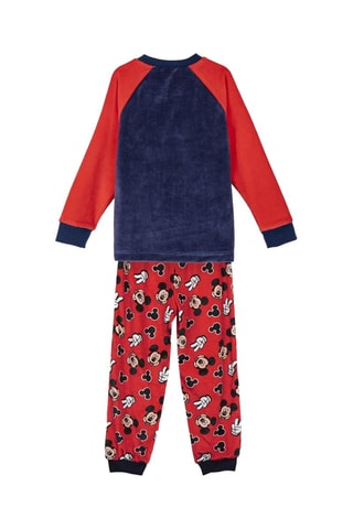 Pigiama in pile Topolino Disney - Rosso e blu