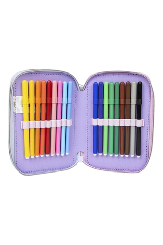 Astuccio Stitch e Angel Lilo e Stitch Disney - 43 pezzi - Viola - Rosso e blu