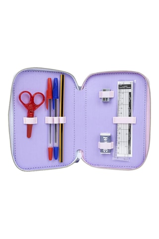 Astuccio Stitch e Angel Lilo e Stitch Disney - 43 pezzi - Viola - Rosso e blu