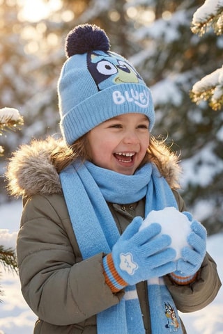 Set 3 pezzi Bluey e Bingo Bluey - Blu - Blu e arancione