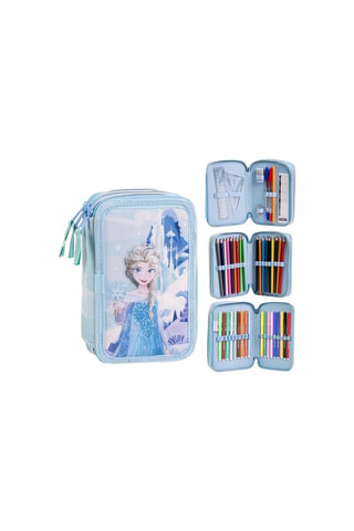 Astuccio completo Elsa Frozen Disney - 44 pezzi - Blu - Blu