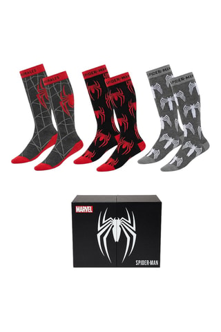 3 paia di calze Spiderman DC Comics - Multicolore