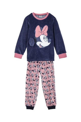 Pigiama in pile Minni Disney - Blu scuro - Blu e rosa