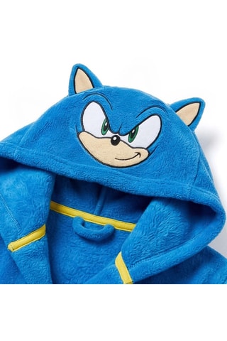 Badjas met Capuchon Sonic - Blauw
