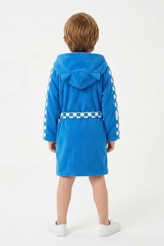 Badjas met Capuchon Sonic - Blauw