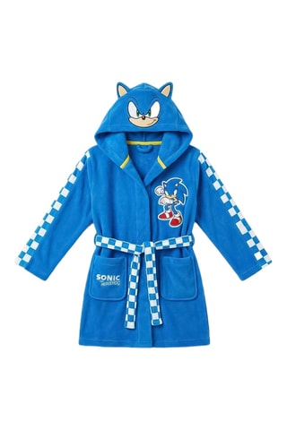 Badjas met Capuchon Sonic - Blauw