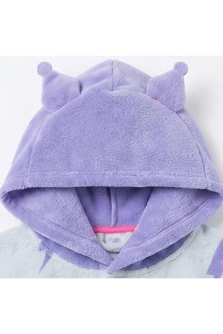 Badjas met Capuchon Kuromi Hello Kitty Sanrio - Blauw