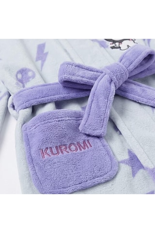 Badjas met Capuchon Kuromi Hello Kitty Sanrio - Blauw