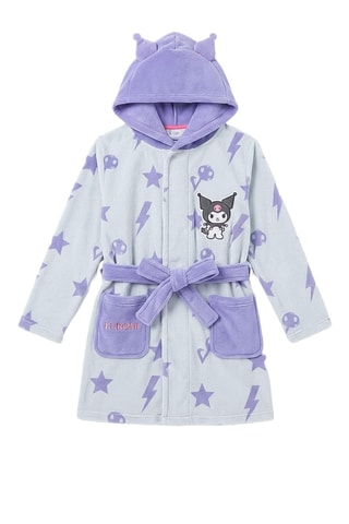 Badjas met Capuchon Kuromi Hello Kitty Sanrio - Blauw
