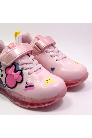 Platform Sneakers Minnie Disney - Roze