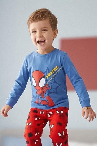Pyjama Spidey Avengers Marvel - Blauw