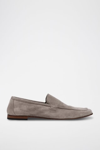 Nubuck Mocassins - Grijs