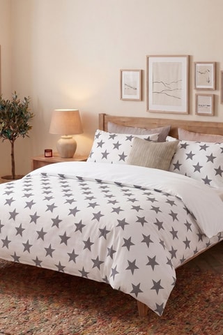 Juego de nórdico 145 hilos/cm²- Gris