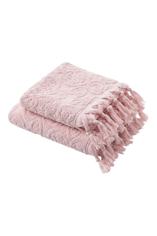 2 toallas de mano - Rosa