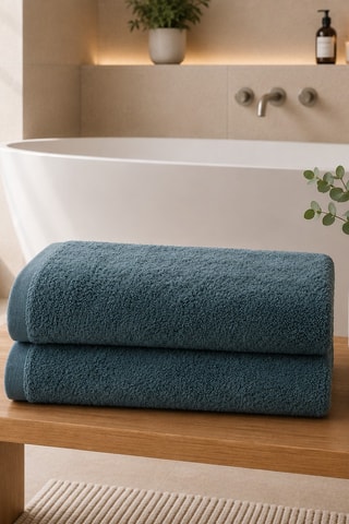 2 toallas de baño - Verde