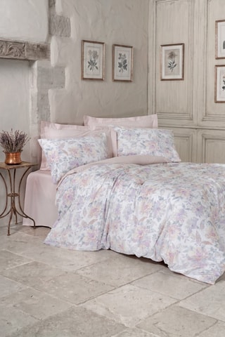 Parure copripiumino in cotone 83 fili/cm² - Rosa