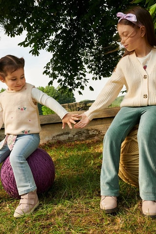 Pull sans manches - Beige