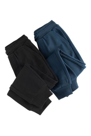2 joggings - Noir et bleu marine