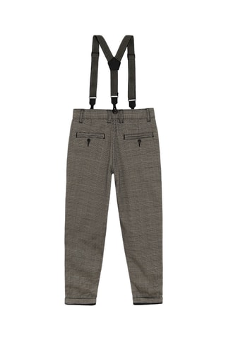 Pantalon et bretelles - Ecru