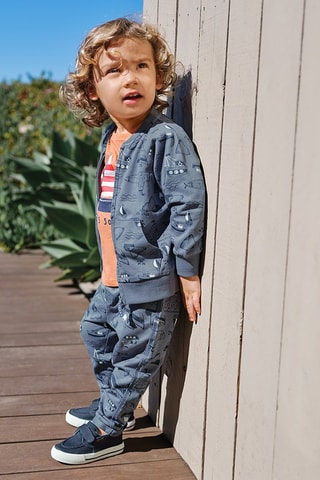 Pantalon - Bleu-gris
