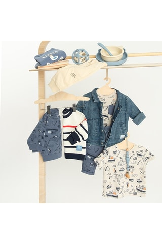 Pantalon - Bleu-gris
