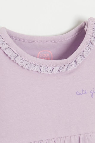 Robe et legging - Mauve et turquoise