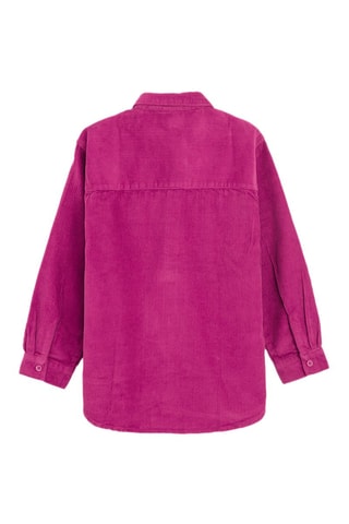 Sovracamicia in velluto - Rosa