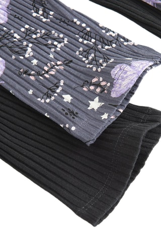 2 leggings - Noir et gris clair