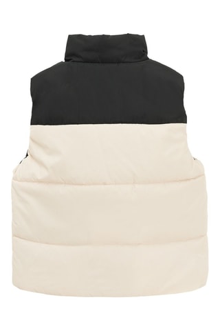 Bodywarmer Beige en Zwart