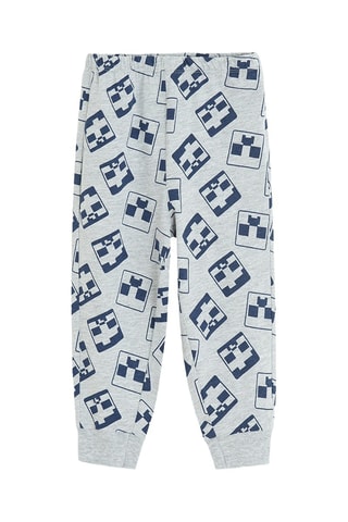 Pyjama Minecraft - Vert clair et gris